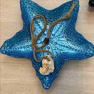 OYSTER SHELL NECKLACE - SEAHORSE DRIFT COLLECTION